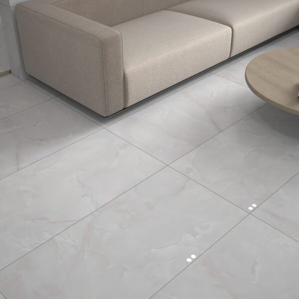 Snow Onyx 600x1200mm Polished Porcelain Wall & Floor Tile