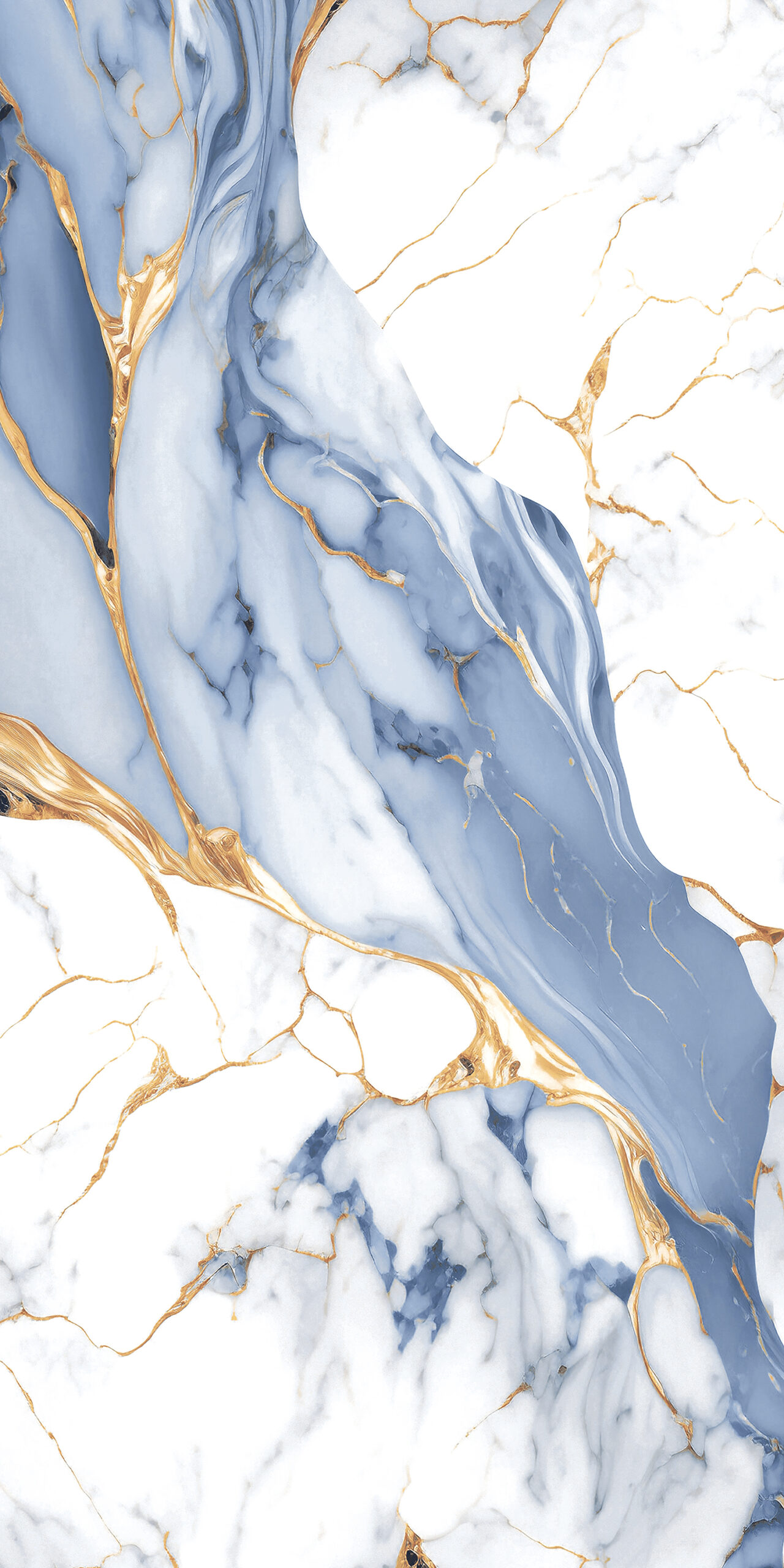 Nicolina Blue 600x1200mm Polished Porcelain Wall & Floor Tile - Image 5