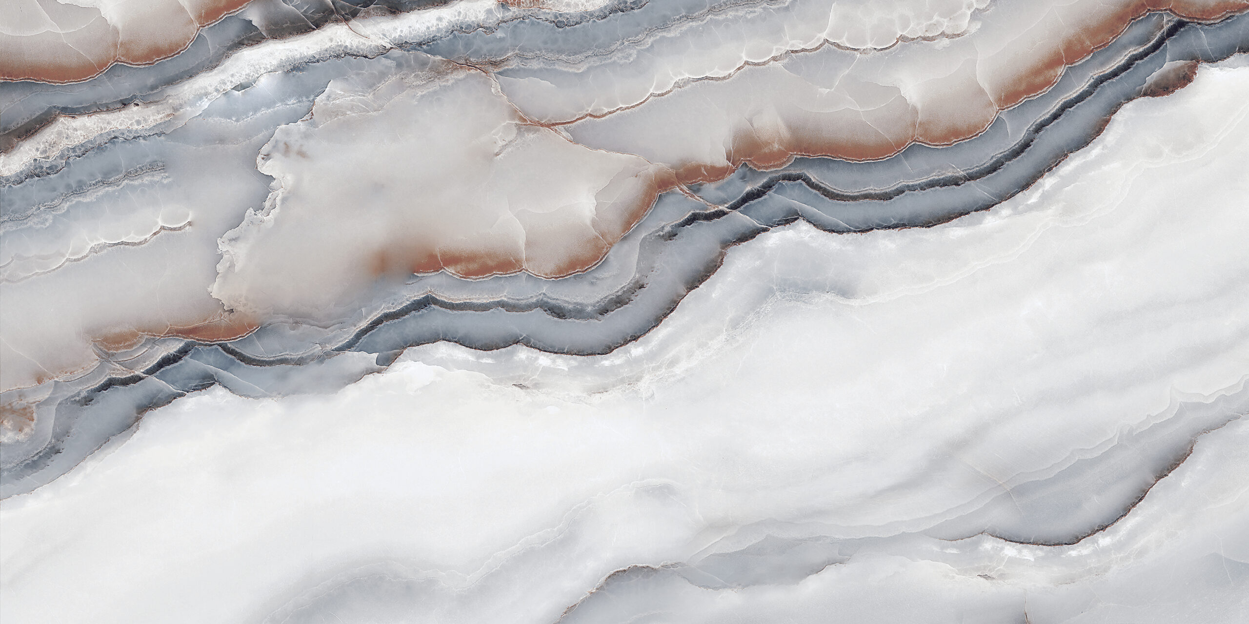 Onyx Avion Grey 600x1200mm High Gloss Polished Porcelain Wall & Floor Tile - Image 4