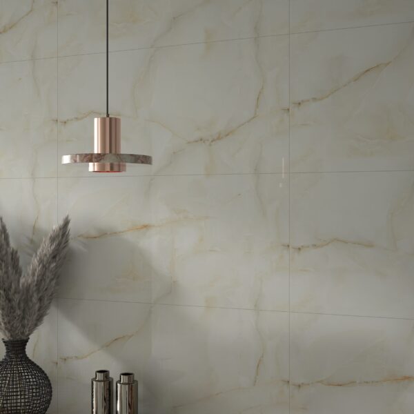 Classic Gold Onyx 600x1200mm Polished Porcelain Wall & Floor Tile