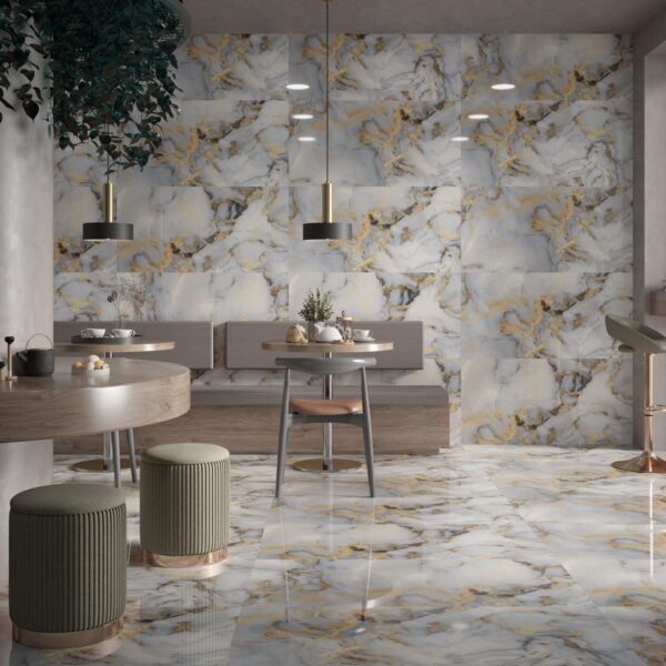Exotica Blue 600x1200mm Polished Porcelain Wall & Floor Tile
